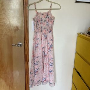Pink Midi Dress, Forever 21, size M